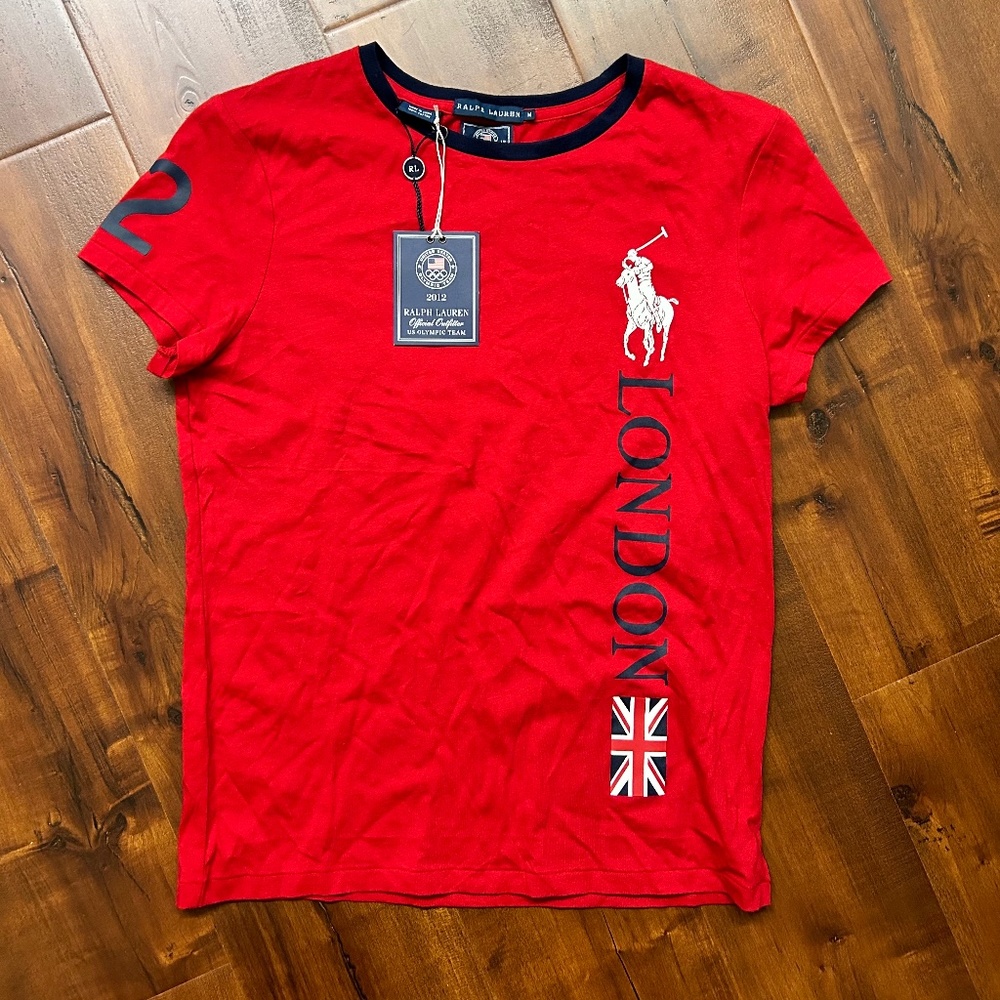 Red Ralph Lauren 2012 Olympic tee